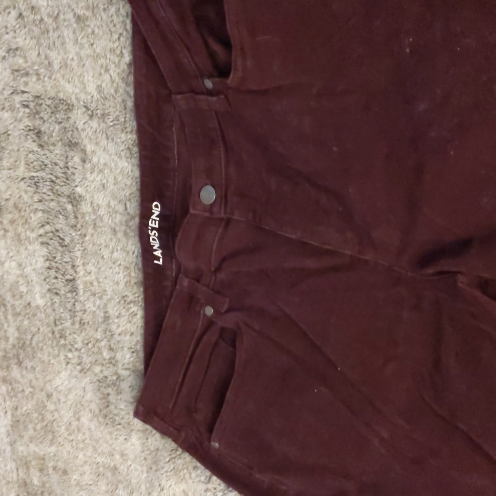 GUC Lands End dark purple cords 16W